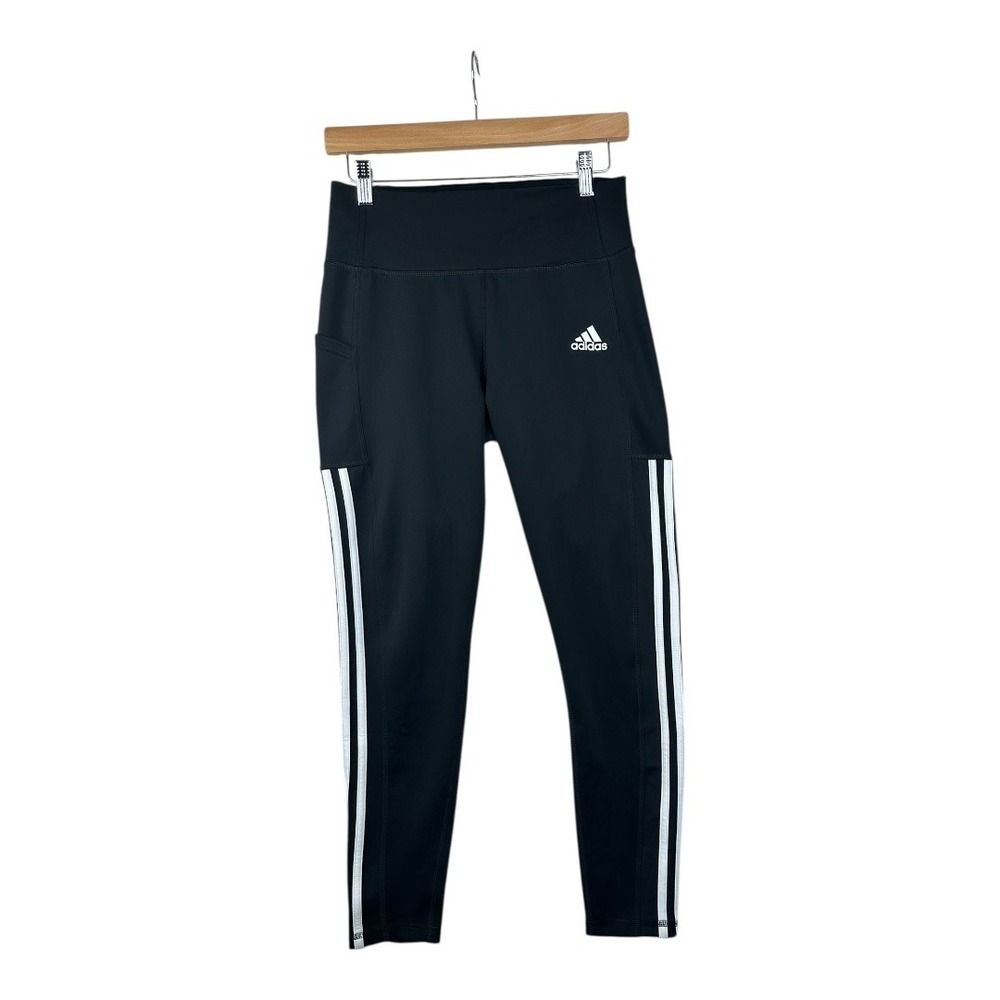 Adidas Three Striped Pants size‎ Medium Black/White